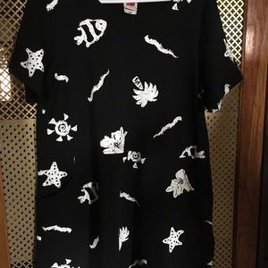 RED GINGER CASUAL DRESS LARGE